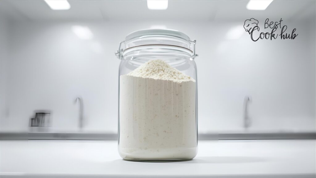 Bestcookhub - Airtight Container Filled with Fresh Flour