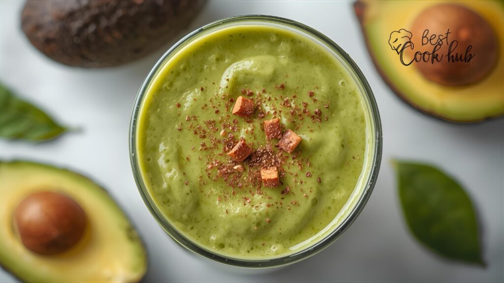 Bestcookhub - Avocado Matcha Smoothie with Green Color