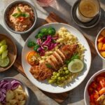 Bestcookhub - Balanced 1500-Calorie High Protein Meal Plan on Table