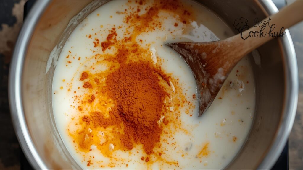 Bestcookhub - Coconut Milk Simmering with Thai Curry Paste