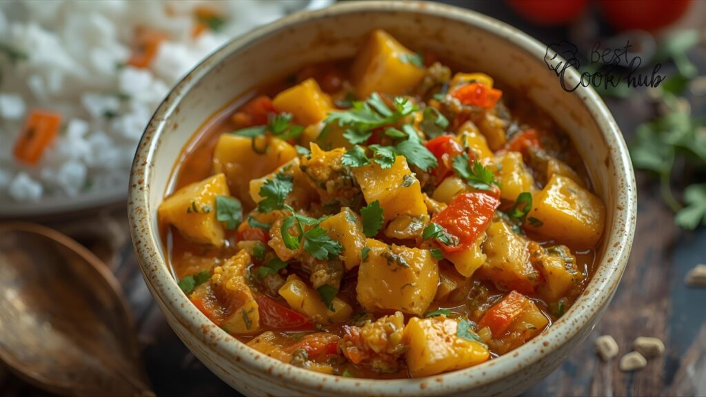 Bestcookhub - Colorful Vegetable Curry in a Bowl