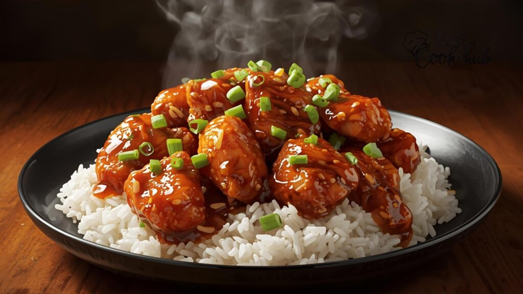 Bestcookhub - Glazed Teriyaki Chicken on Rice