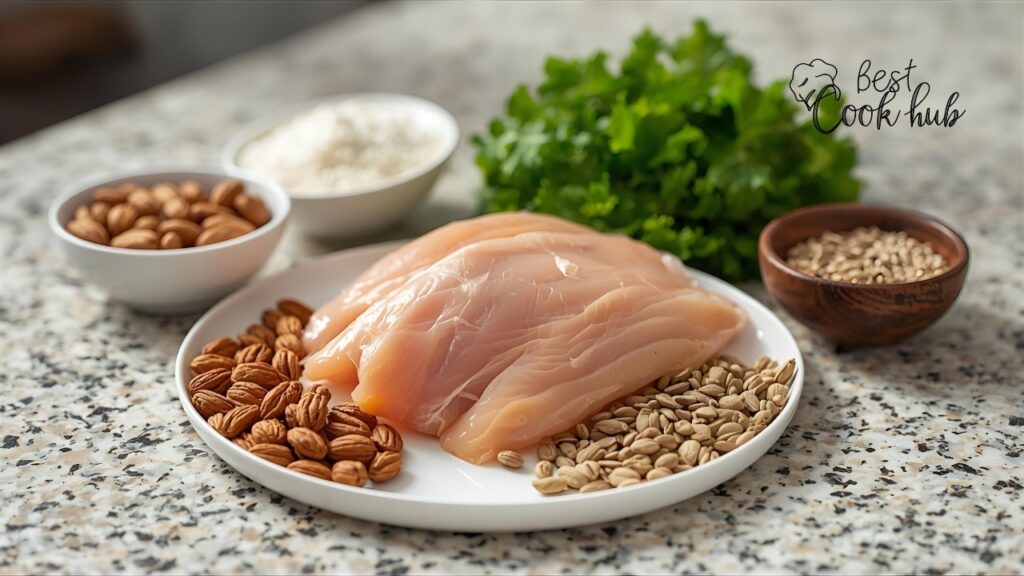 Bestcookhub - High Protein Food Ingredients on Countertop