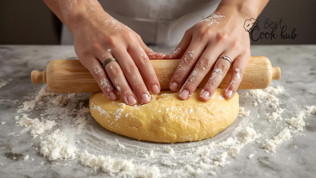 Bestcookhub - Kneading Pasta Dough on Countertop