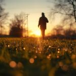 Bestcookhub - Person Doing Morning Walk with Sunrise in Background