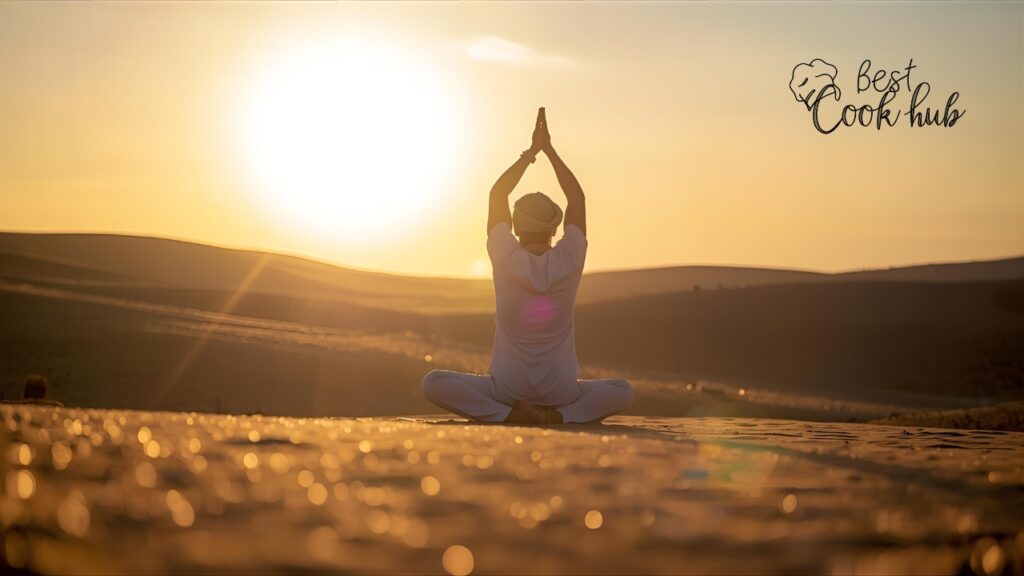 Bestcookhub - Person Doing Yoga in Morning Sunlight