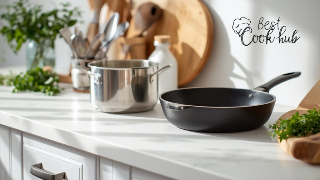 Bestcookhub - Beginner Kitchen Setup with One Saucepan and One Skillet