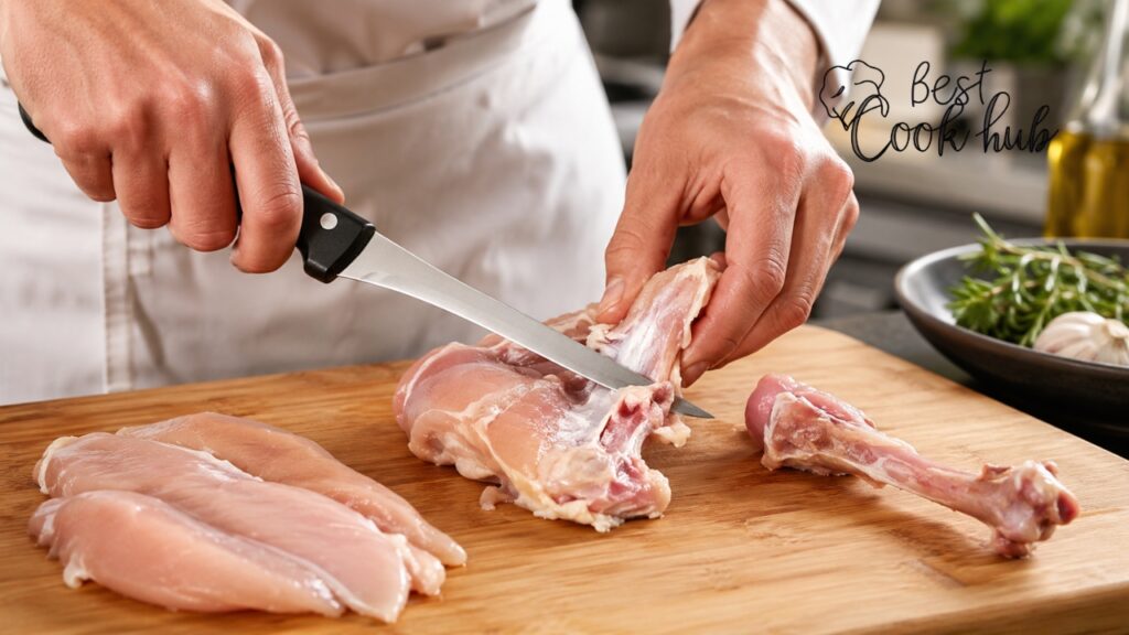 Bestcookhub - Boning Knife Trimming Chicken and Removing Meat from Bone