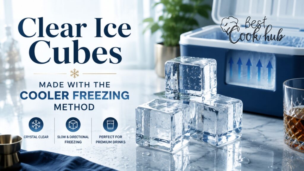 Bestcookhub - Clear Ice Cubes Made With the Cooler Freezing Method
