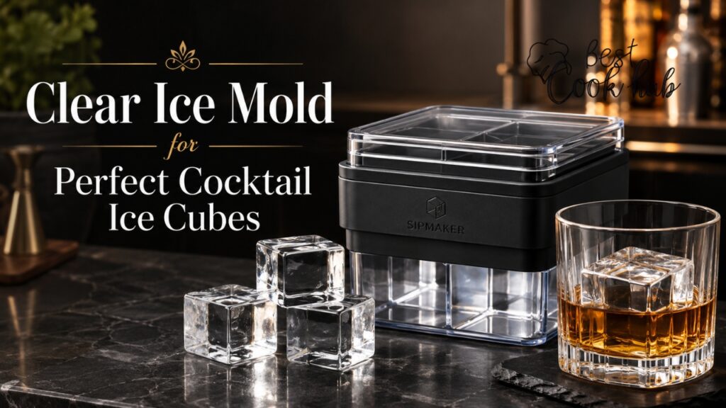 Bestcookhub - Clear Ice Mold for Perfect Cocktail Ice Cubes