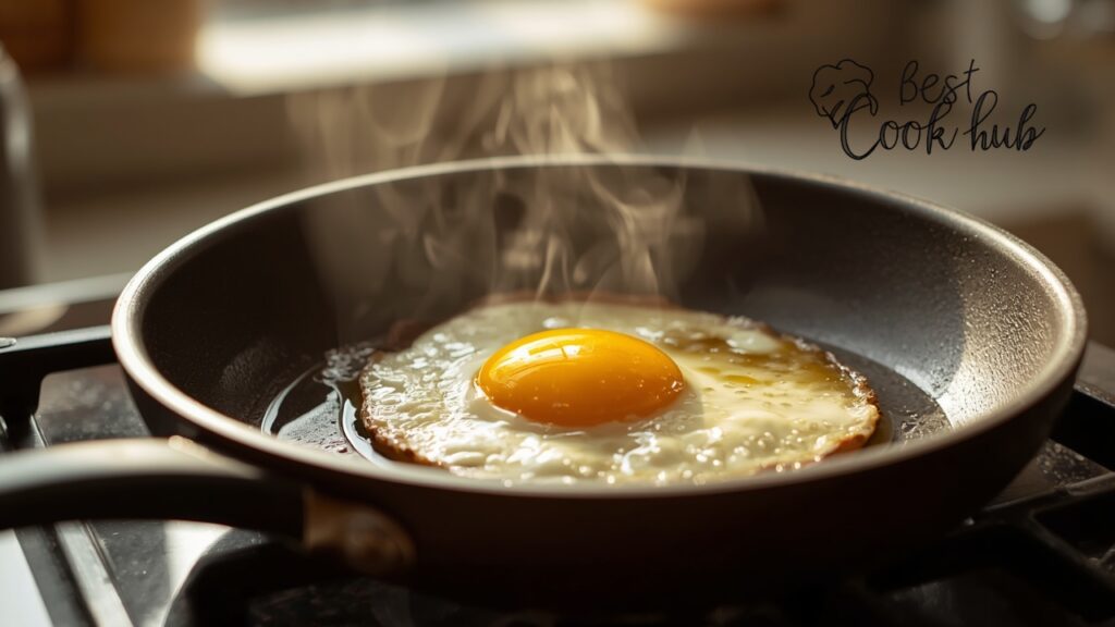 Bestcookhub - Low-Oil Breakfast Egg Cooking in a Ceramic Pan