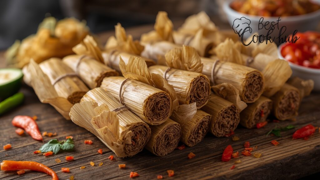 Bestcookhub - Frozen Tamales in Corn Husks Ready for Reheating